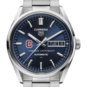 Colgate Men's TAG Heuer Carrera Day-Date with Blue Dial Shot #1