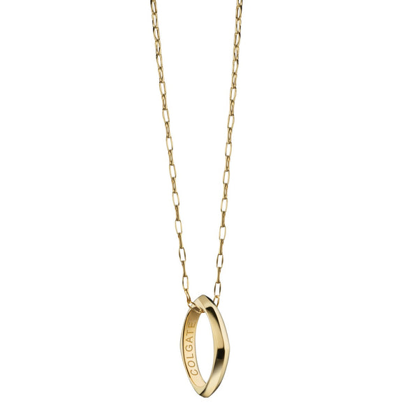 Colgate Monica Rich Kosann Poesy Ring Necklace in Gold Shot #2