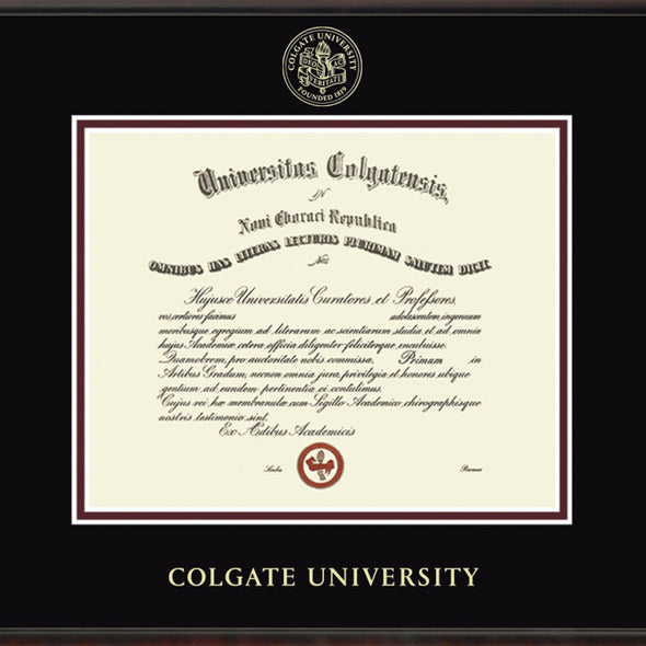 Colgate University Diploma Frame, the Fidelitas Shot #2