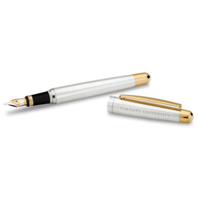 Colgate University Fountain Pen in Sterling Silver with Gold Trim Shot #1