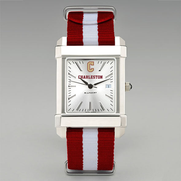 College of Charleston Collegiate Watch with RAF Nylon Strap for Men Shot #2