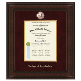 College of Charleston Diploma Frame - Excelsior Shot #1