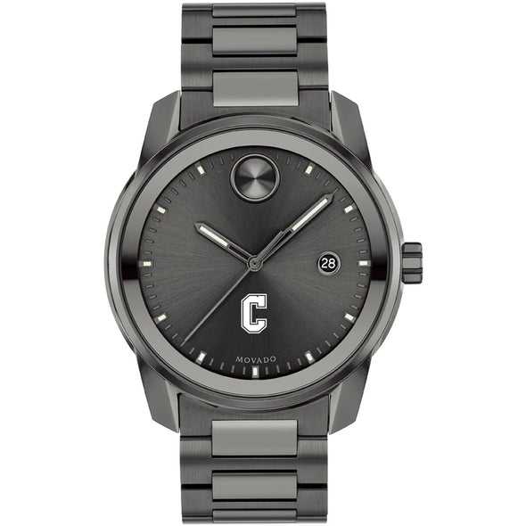College of Charleston Men's Movado BOLD Gunmetal Grey with Date Window Shot #2