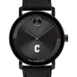 College of Charleston Men's Movado BOLD with Black Leather Strap Shot #1