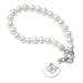 College of Charleston Pearl Bracelet with Sterling Silver Charm