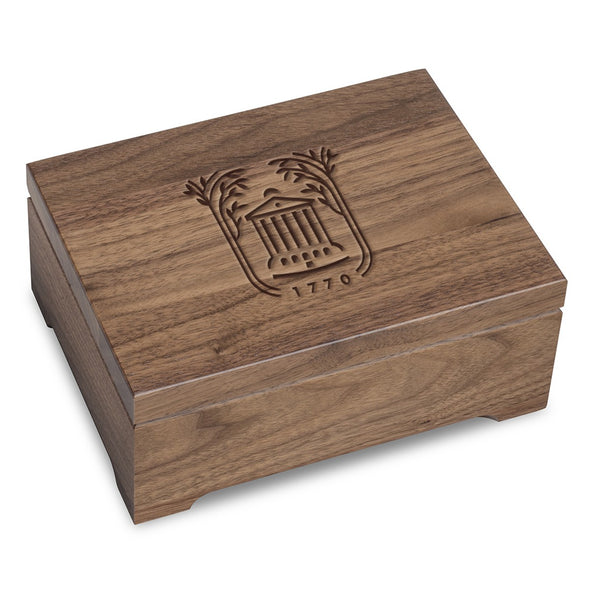 College of Charleston Solid Walnut Desk Box Shot #1