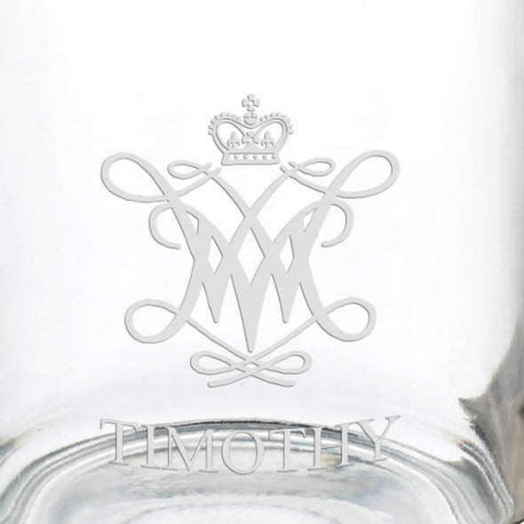 College of William & Mary 13 oz Glass Coffee Mug Shot #3