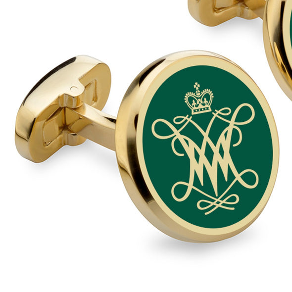 College of William & Mary Enamel Cufflinks Shot #2