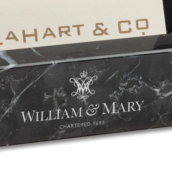 College of William & Mary Marble Business Card Holder Shot #2