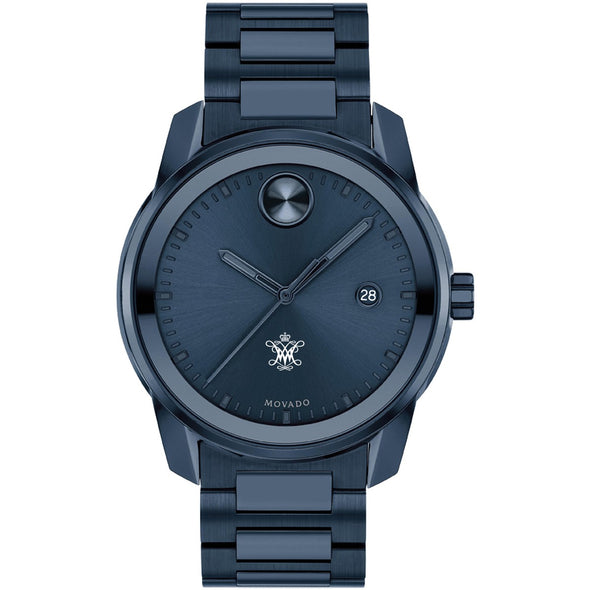 College of William &amp; Mary Men&#39;s Movado BOLD Blue Ion with Date Window Shot #2