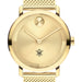 College of William & Mary Men's Movado BOLD Gold with Mesh Bracelet