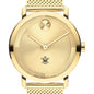 College of William & Mary Men's Movado BOLD Gold with Mesh Bracelet Shot #1