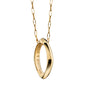 College of William & Mary Monica Rich Kosann Poesy Ring Necklace in Gold Shot #1