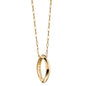 College of William & Mary Monica Rich Kosann Poesy Ring Necklace in Gold Shot #2