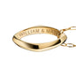 College of William & Mary Monica Rich Kosann Poesy Ring Necklace in Gold Shot #3