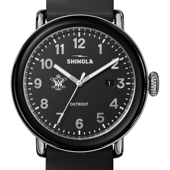 College of William & Mary Shinola Watch, The Detrola 40 mm Black Dial at M.LaHart & Co. Shot #1