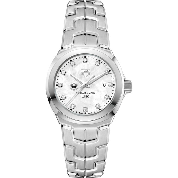 College of William & Mary TAG Heuer Diamond Dial LINK for Women Shot #2