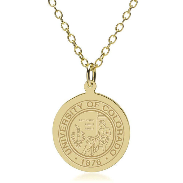 Colorado 18K Gold Pendant & Chain Shot #1