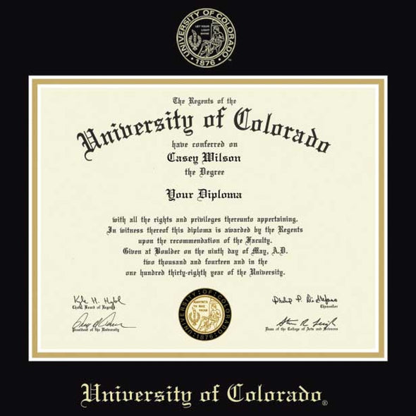 Colorado Diploma Frame, the Fidelitas Shot #2