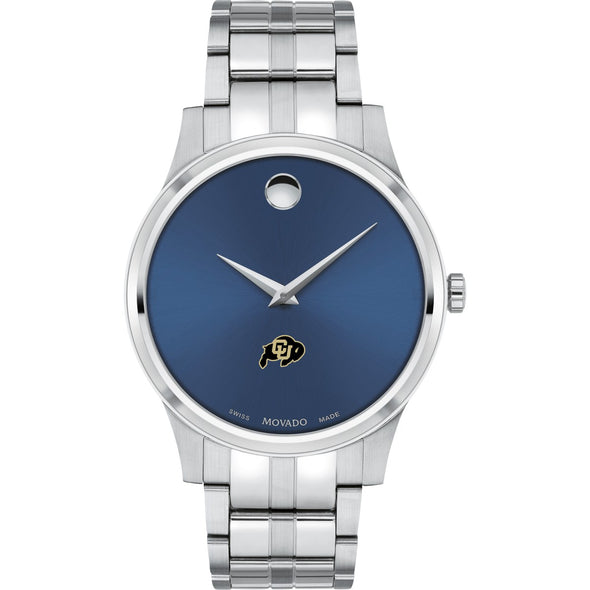 Colorado Men's Movado Collection Stainless Steel Watch with Blue Dial Shot #2