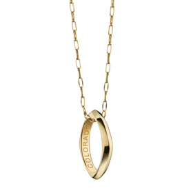 Colorado Monica Rich Kosann Poesy Ring Necklace in Gold Shot #1