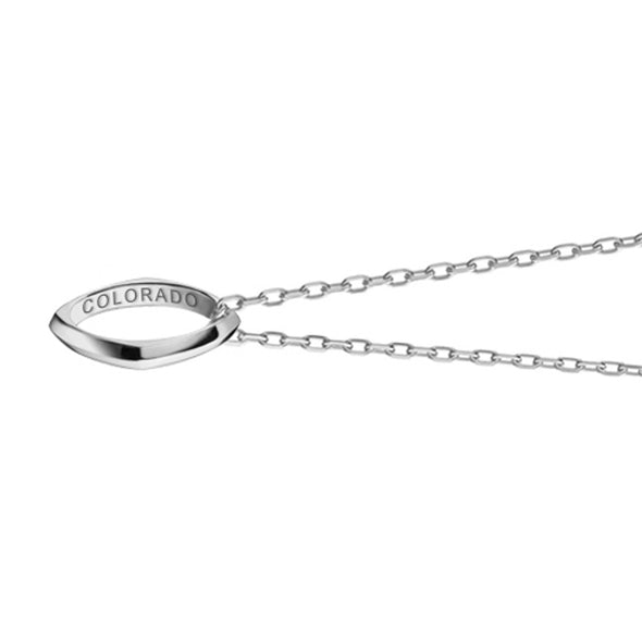 Colorado Monica Rich Kosann Poesy Ring Necklace in Silver Shot #3