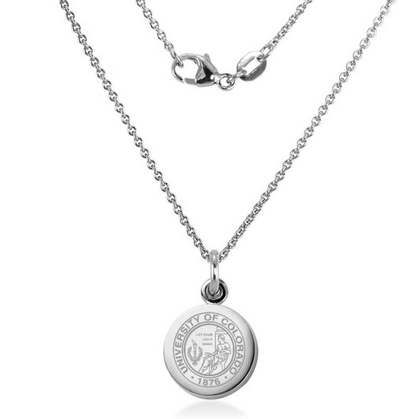 Colorado Necklace with Charm in Sterling Silver Shot #2