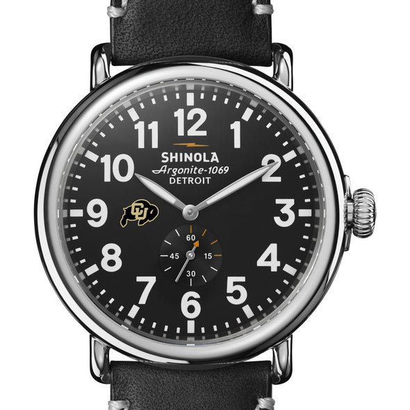 Colorado Shinola Watch, The Runwell 47 mm Black Dial Shot #1