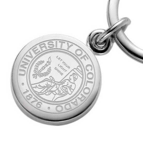 Colorado Sterling Silver Insignia Key Ring Shot #2