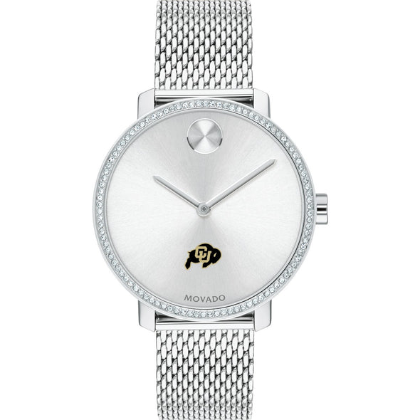 Colorado Women's Movado Bold with Crystal Bezel & Mesh Bracelet Shot #2