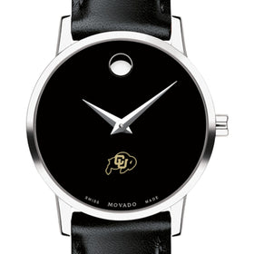 Colorado Women&#39;s Movado Museum with Leather Strap Shot #1