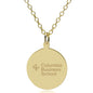 Columbia Business 14K Gold Pendant & Chain Shot #1