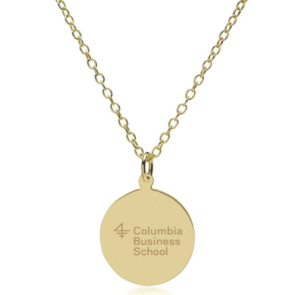 Columbia Business 18K Gold Pendant & Chain Shot #2