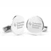Columbia Business Cufflinks in Sterling Silver