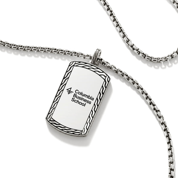 Columbia Business Dog Tag by John Hardy with Box Chain Shot #3
