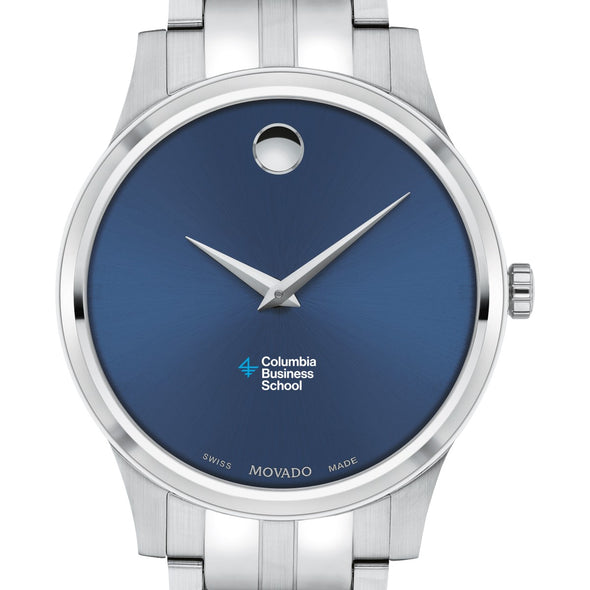 Columbia Business Men's Movado Collection Stainless Steel Watch with Blue Dial Shot #1