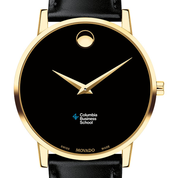 Columbia Business Men&#39;s Movado Gold Museum Classic Leather Shot #1