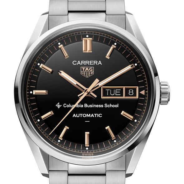 Columbia Business Men's TAG Heuer Carrera Day-Date with Black Dial Shot #1
