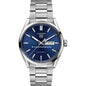 Columbia Business Men's TAG Heuer Carrera with Blue Dial & Day-Date Window Shot #2
