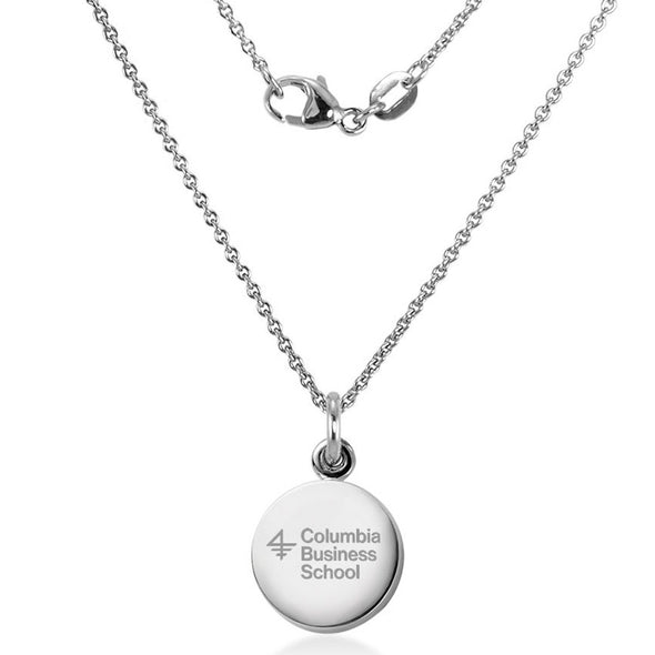 Columbia Business Necklace with Charm in Sterling Silver Shot #2