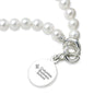 Columbia Business Pearl Bracelet with Sterling Silver Charm Shot #2