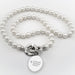 Columbia Business Pearl Necklace with Sterling Silver Charm