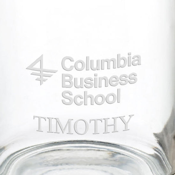 Columbia Business School 13 oz Glass Coffee Mug Shot #3