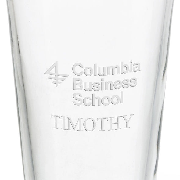 Columbia Business School 16 oz Pint Glass- Set of 4 Shot #3