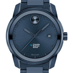 Columbia Business School Men&#39;s Movado BOLD Blue Ion with Date Window Shot #1