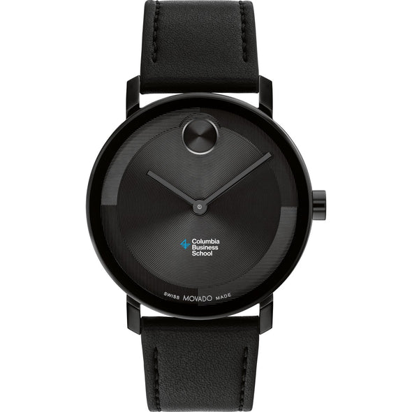 Columbia Business School Men&#39;s Movado BOLD with Black Leather Strap Shot #2