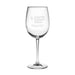 Columbia Business School Red Wine Glasses - Set of 2 - Made in the USA