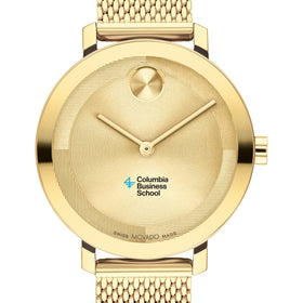 Columbia Business School Women&#39;s Movado Bold Gold with Mesh Bracelet Shot #1