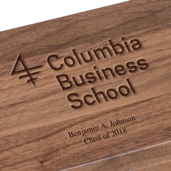 Columbia Business Solid Walnut Desk Box Shot #3