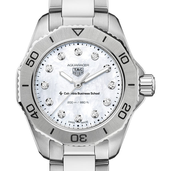 Columbia Business Women&#39;s TAG Heuer Steel Aquaracer with Diamond Dial Shot #1